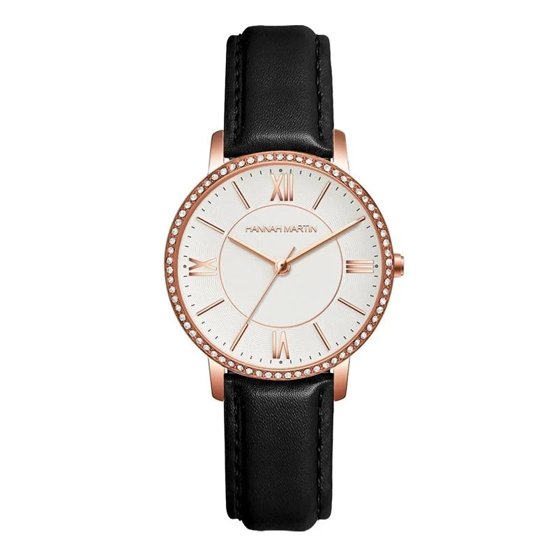 Clamart Black Leather - 36 mm
