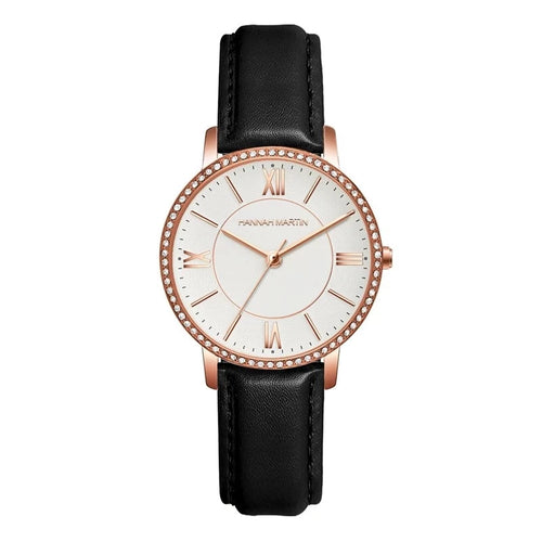 Clamart Black Leather - 36 mm